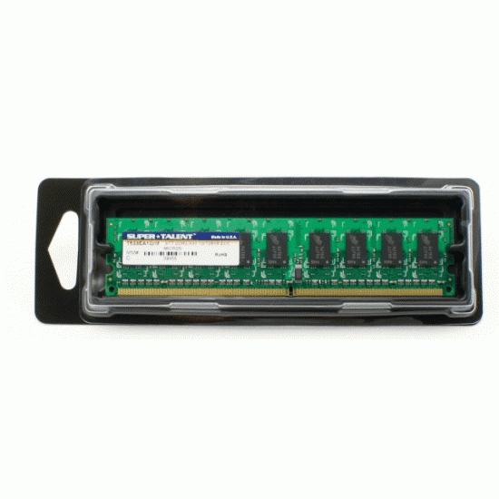 1GB Super Talent DDR2 533MHz PC2-4200 ECC Micron Chip Server Memory Image