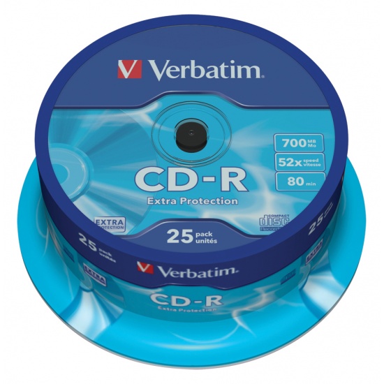 Verbatim CD-R 52x 700MB 25-Pack Spindle Image