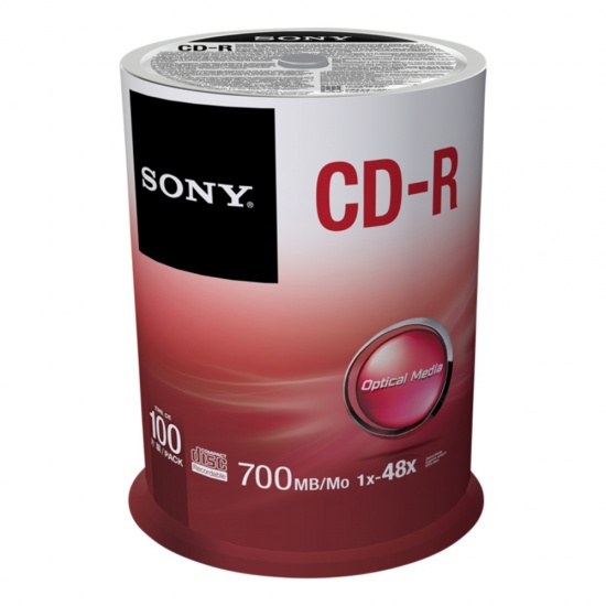 Sony CD-R 48x 700MB 100-Pack Spindle Image