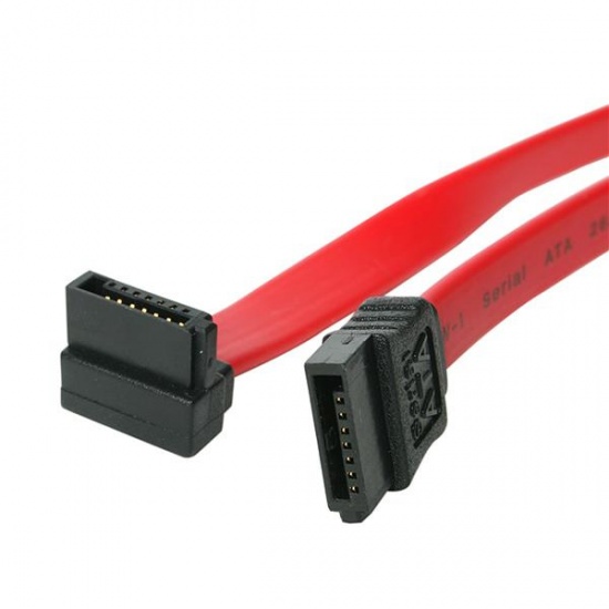 StarTech SATA to Right Angle SATA Serial ATA Cable - 2FT Image