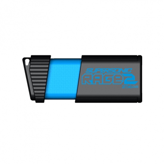 256GB Patriot Supersonic Rage 2 USB3.0 Black Blue USB Flash Drive Image