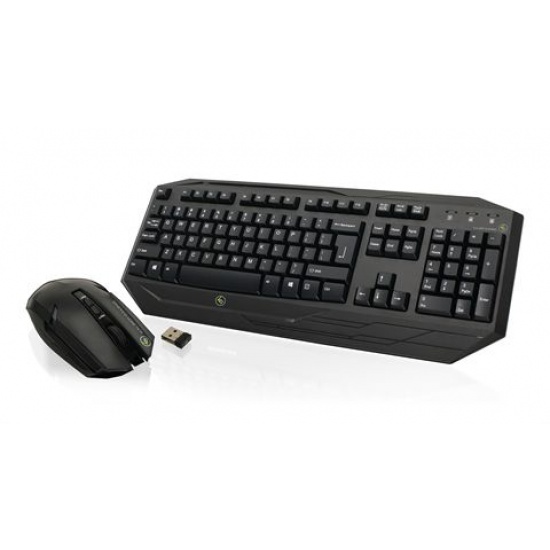 IOGEAR Kaliber Gaming RF Wireless Gaming Keyboard and Mouse Black - US Layout Image