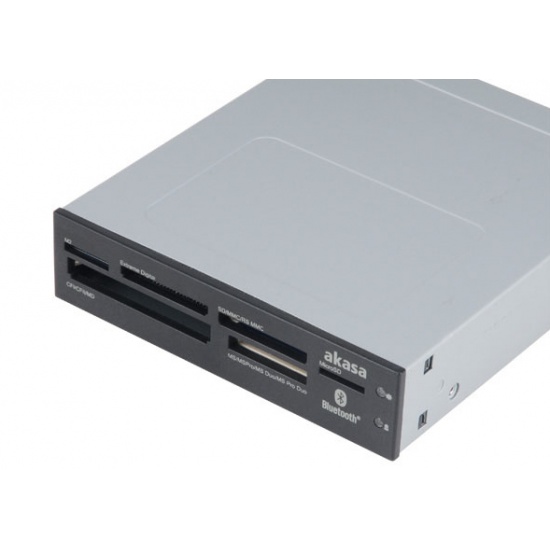 Akasa USB2.0 Internal Media Card Reader - Grey Image