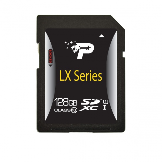128GB Patriot LX Series SDXC Class 10 UHS-1 Memory Card Image
