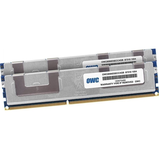8GB OWC DDR3 ECC PC8500 1066MHz Dual Channel kit for Mac Pro & Xserve 'Nehalem' (2x 4GB) Image