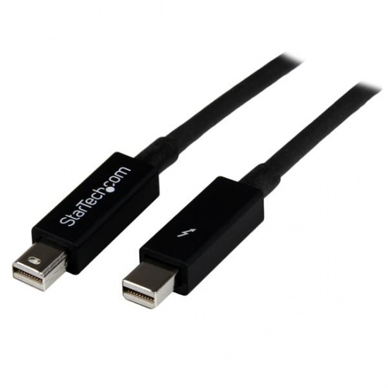 StarTech Thunderbolt Cable 3 m (10 ft) Male/Male Black Image