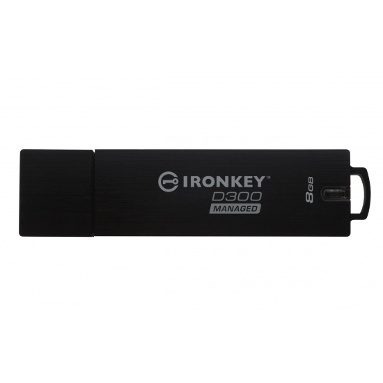 64GB Kingston Ironkey D300SM Encrypted USB 3.0 Flash Drive - Black Image