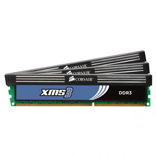 6GB Corsair XMS3 DDR3 1600MHz PC3-12800 CL9 Triple Channel Kit (3x 2GB) Image