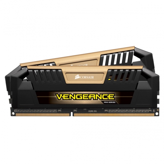 8GB Corsair Vengeance Pro Series DDR3 1600MHz PC3-12800 CL9 Dual Channel Kit (2x 4GB) Gold Image