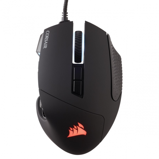 Corsair Scimitar PRO RGB Optical MOBA/MMO Gaming Mouse - Black Image