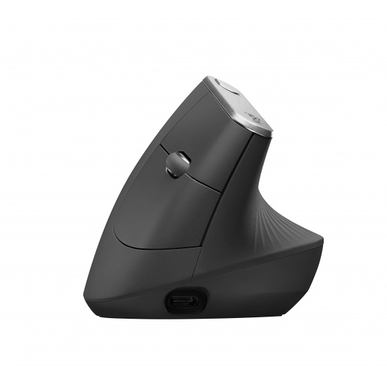 Logitech MX Vertical Advanced Ergonomic Wireless Bluetooth Mouse - Black Image