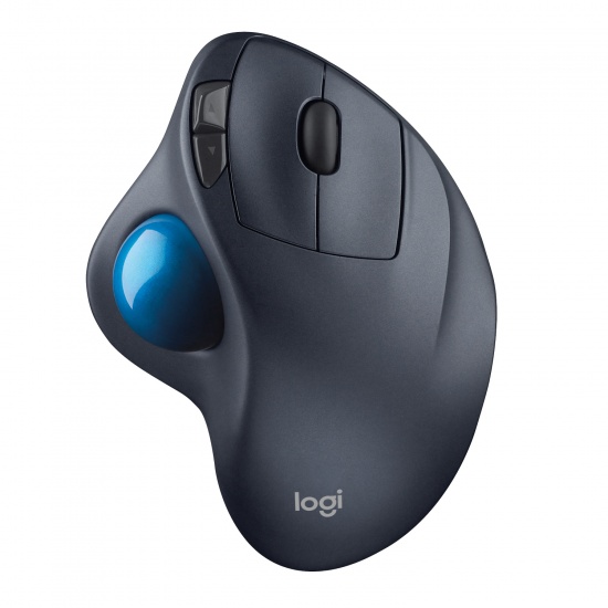 Logitech M570 Wireless Trackball Mouse - Black Image