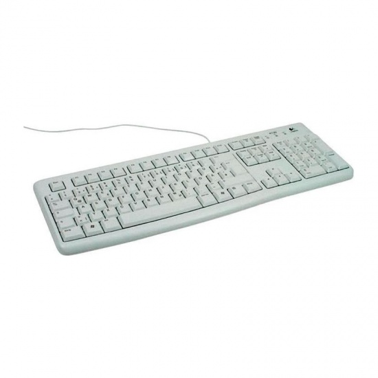 Logitech K120 Wired Keyboard - German Layout - White Image