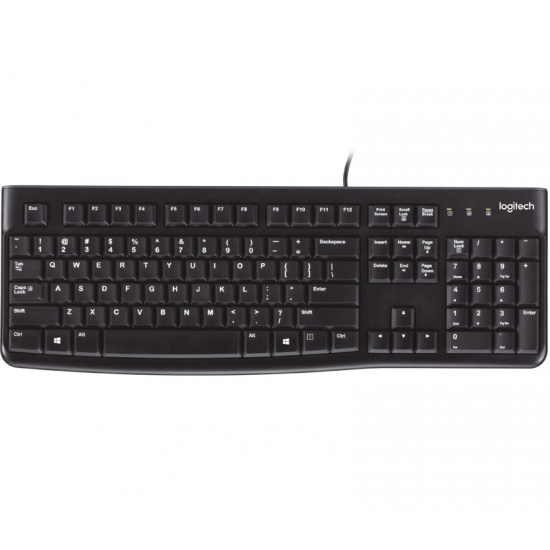 Logitech K120 Wired Keyboard - Italian Layout Image