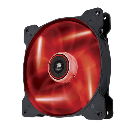 Corsair AF140 Air Series LED Quiet Edition 140mm Computer Case Fan - Red Image