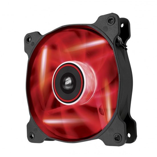Corsair AF120 Air Series LED Quiet Edition 120mm Computer Case Fan - Red Image