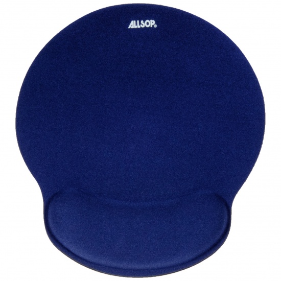 Allsop Memory Foam Mouse Pad w/Wrist Rest - Blue Image