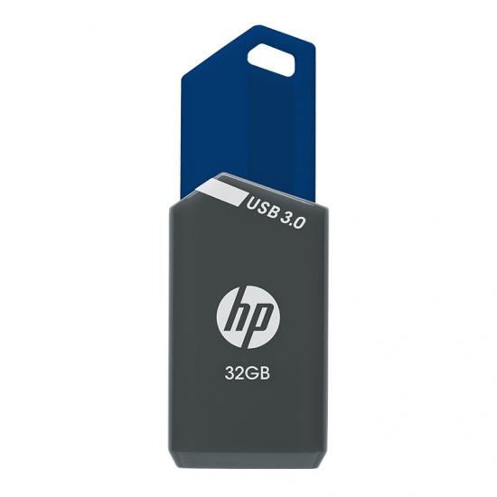 32GB PNY HP x900w USB 3.0 Type-A Flash Drive - Blue, Grey Image