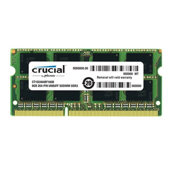 4GB Crucial DDR3L SO-DIMM 1600MHz CL11 Laptop Memory Module Image