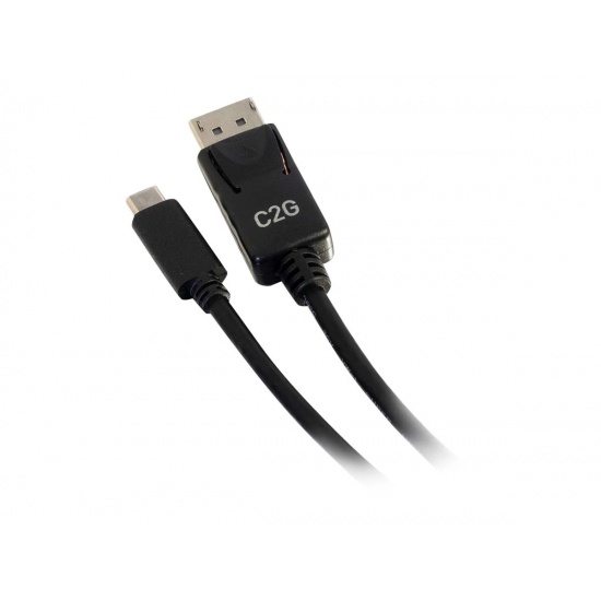 C2G 6ft USB-C to DisplayPort Adapter Cable - Black Image