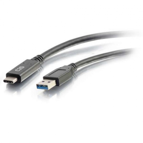 C2G 10ft USB-C 3.0 to USB-A 3A Bi-directional Cable Image