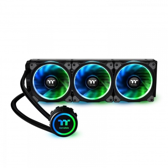 Thermaltake Floe Riing 360 120mm RGB Premium Edition Triple Fan Liquid CPU Cooler Image