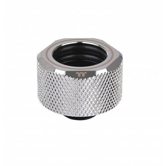 Thermaltake Pacific C-PRO G1/4 16mm OD PETG Cooling Fitting - Chrome Image