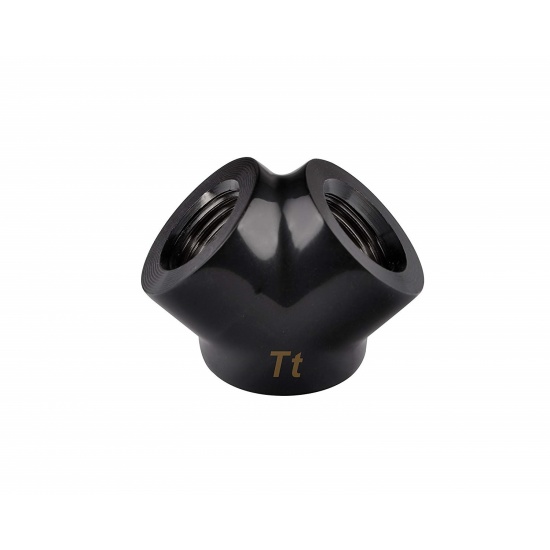 Thermaltake Pacific G1/4 Y Adapter Cooling Fitting - Black Image