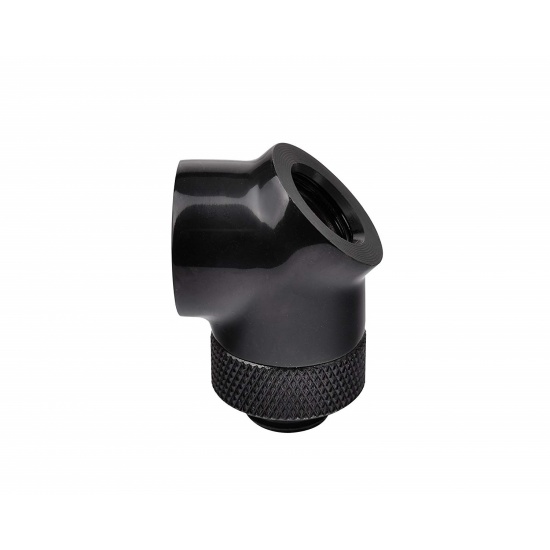 Thermaltake Pacific G1/4 45° x 90° Adapter Cooling Fitting - Black Image