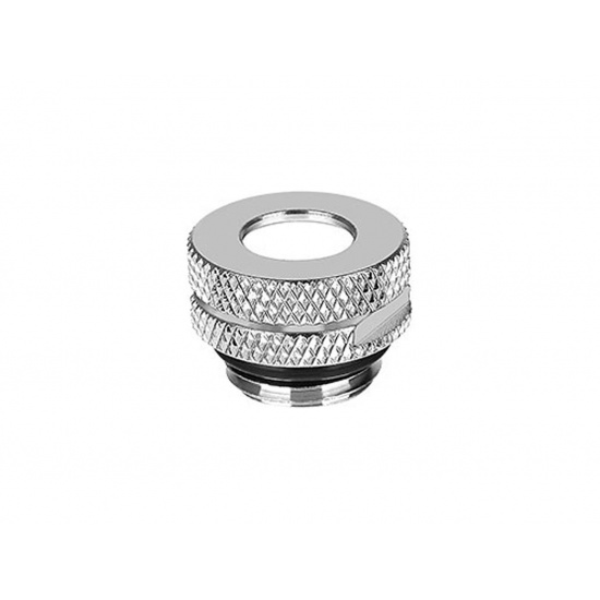 Thermaltake Pacific G1/4 Pressure Equalizer Stop Plug Cooling Fitting - Chrome Image