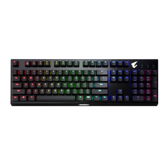 Gigabyte Aorus K9 Wired RGB Gaming Keyboard w/Swappable Switches - German Layout Image