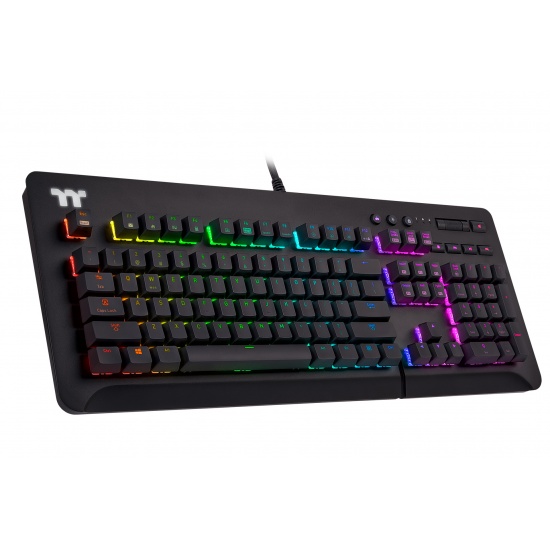 Thermaltake Level 20 GT RGB Wired Gaming Keyboard - US English Layout - Razer Green Image
