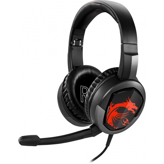 MSI Immerse GH30 Wired RGB Gaming Headset w/Detachable Microphone Image