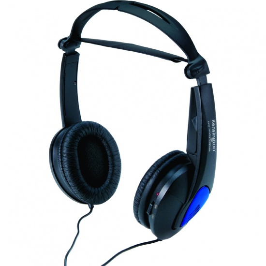 Kensington Fold-able Wired Noise Canceling Headphones - 5 ft Image