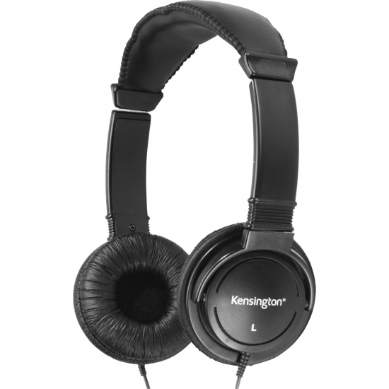 Kensington Wired Hi-Fi Headphones - Black - 9 ft Image