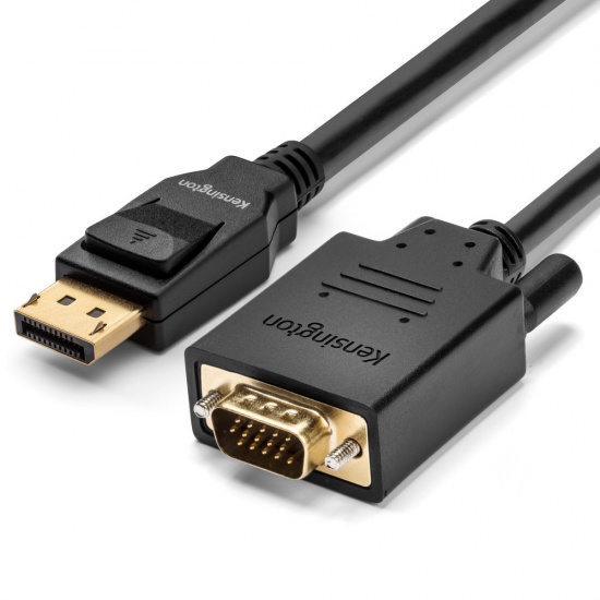 Kensington 6ft Passive Uni-directional DisplayPort to VGA Cable Image