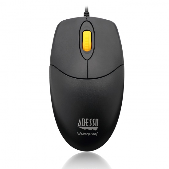 Adesso iMouse W3 Wired USB Optical Waterproof Antimicrobial Mouse Image