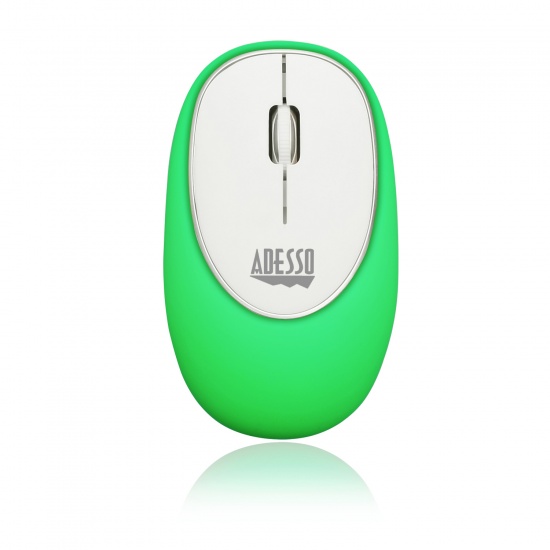Adesso iMouse E60G Wireless USB Optical Anti-Stress Gel Mouse - Green Image