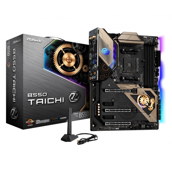 ASRock Taichi B550 AMD ATX RGB DDR4-SDRAM Motherboard Image