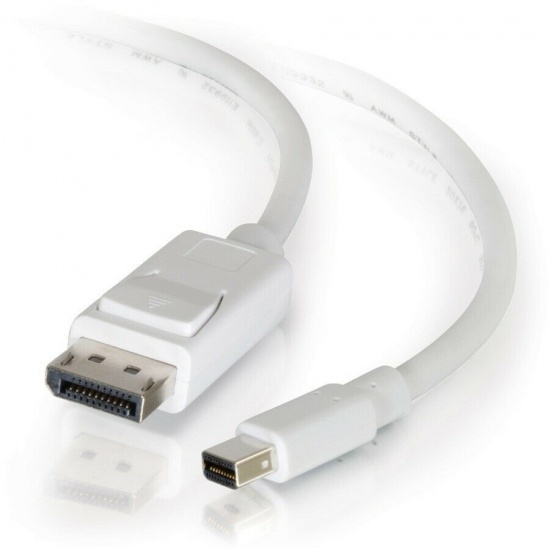 C2G 6ft Mini-DisplayPort to DisplayPort Cable - White Image
