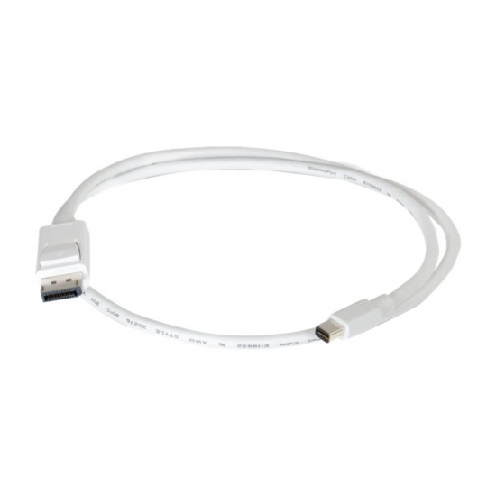 C2G 10ft Mini-DisplayPort to DisplayPort Cable - White Image