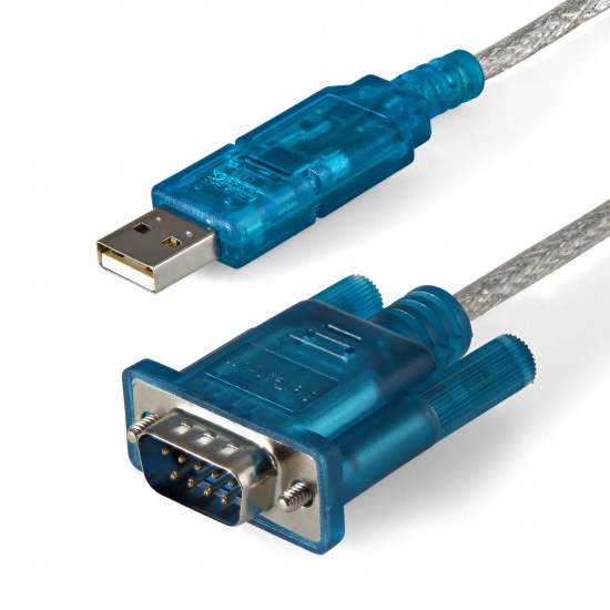 Startech 3ft USB to DB-9 Cable - Blue Image