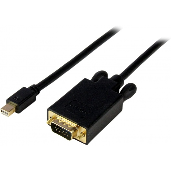 Startech 6ft Mini DisplayPort to VGA Cable - Black Image