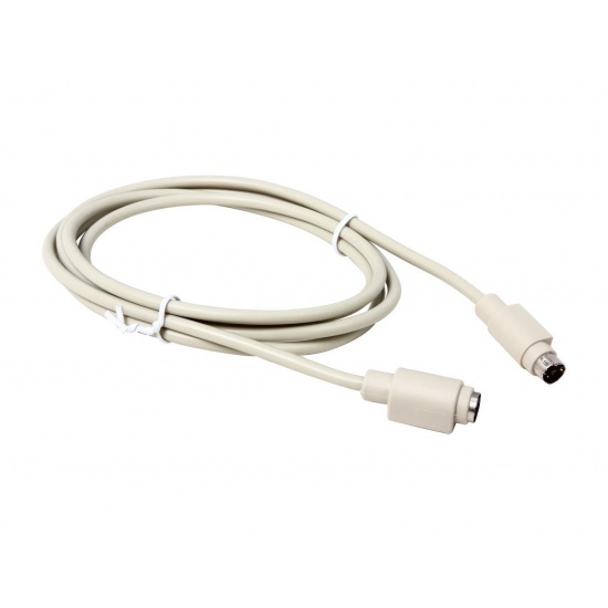 C2G 6ft Male to Female PS/2 Keyboard/Mouse Extension Cable - White Image