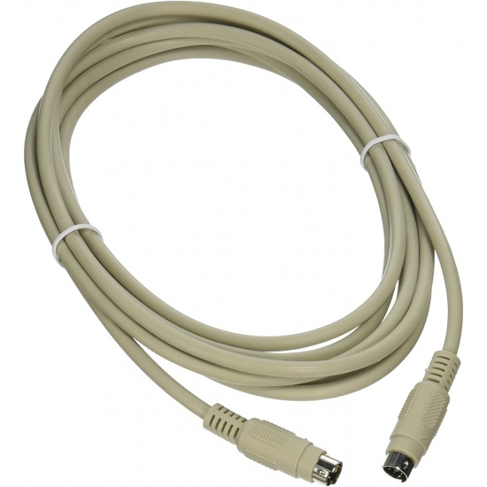 C2G 10ft PS/2 Keyboard/Mouse Cable - White Image