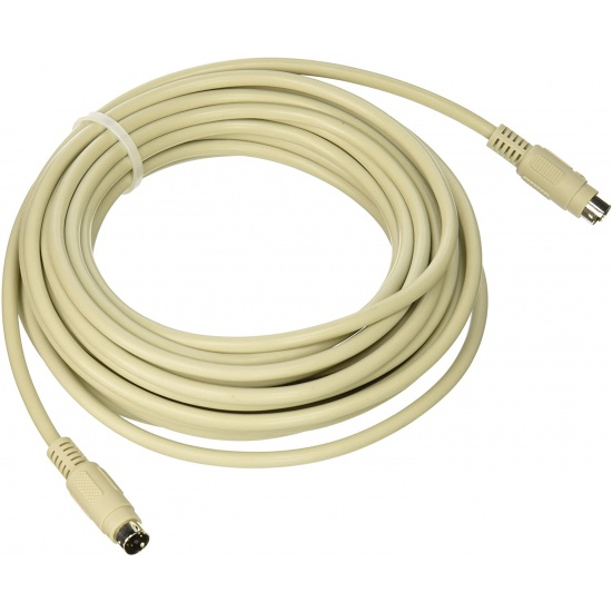 C2G 25ft PS/2 Keyboard/Mouse Cable - White Image