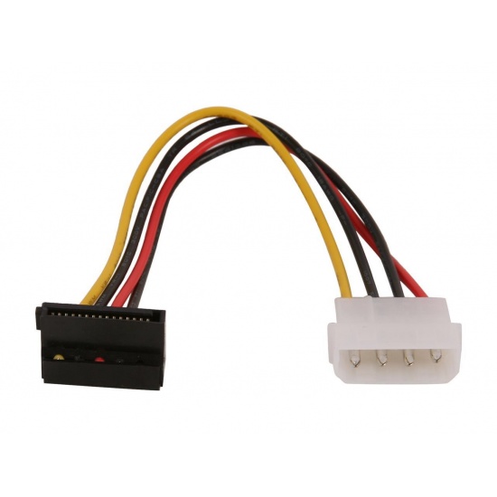 Startech 6in LP4 to Angled SATA Power Adapter Cable Image
