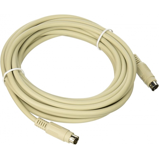 C2G 15ft PS/2 Keyboard/Mouse Cable - White Image