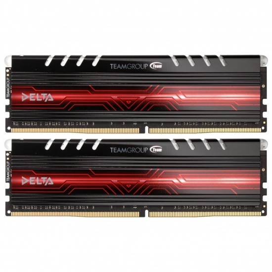 32GB Team Group Delta DDR4 3000MHz CL16 Dual Channel Kit (2x 16GB) - Red Image