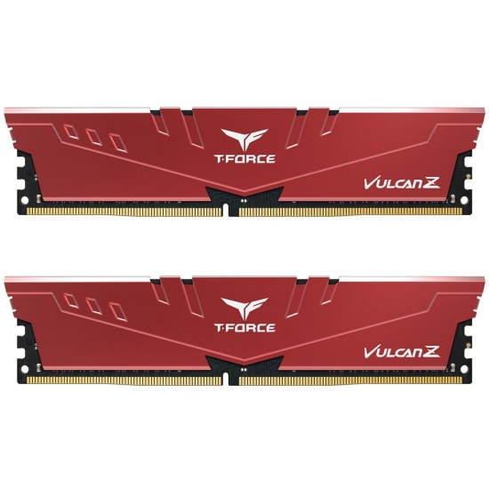 16GB Team Group T-Force Vulcan Z DDR4 2666MHz CL18 Dual Channel Kit (2x 8GB) - Red Image